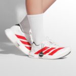 Adidas Adizero Adios Pro 4 Off White Better Scarlet Core Black Womens JR6350