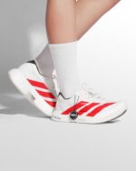 Adidas Adizero Adios Pro 4 Off White Better Scarlet Core Black Womens JR6350