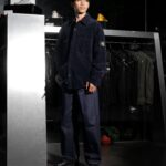 Stone Island Overshirt Corduroy Patch Pocket Shirt Navy