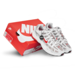 Nike P-6000 Grey Fire Red Mens CD6404 027 - Gambar 2