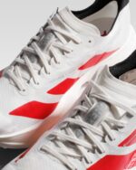 Adidas Adizero Adios Pro 4 Off White Better Scarlet Core Black Womens JR6350 - Gambar 4
