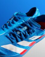 Adidas Adizero Adios Pro 4 Ekiden Japan Solar Blue Silver Metallic Lucid Red Mens JR4796 - Gambar 4
