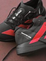 Adidas Adizero Adios Pro 4 Mercedes AMG Black Lucid Red Mens KH8840 - Gambar 5