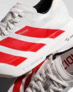 Adidas Adizero Adios Pro 4 Off White Better Scarlet Core Black Womens JR6350 - Gambar 5