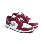 Nike Air Jordan 1 Low Bordeaux Cherrywood Red Mens 553558 615