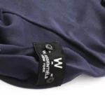 W Essentiels Hoodie Ecume Monopack Triple Navy - Image 3