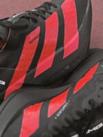 Adidas Adizero Adios Pro 4 Mercedes AMG Black Lucid Red Mens KH8840 - Gambar 4