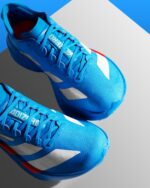 Adidas Adizero Adios Pro 4 Ekiden Japan Solar Blue Silver Metallic Lucid Red Mens JR4796 - Gambar 5