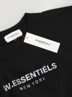 W Essentiels Crewneck Lee Plissement Noir Black - Gambar 5