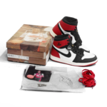 Nike Air Jordan 1 Hi Retro OG Black Toe Reimagined Mens DZ5485 106 - Image 2