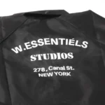 W Essentiels Jacket Belcastel Windbreaker Black - Image 3