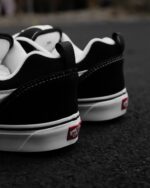 Vans Knu Skool Black White Mens VN0009QC6BT - Gambar 6