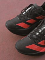 Adidas Adizero Adios Pro 4 Mercedes AMG Black Lucid Red Mens KH8840 - Gambar 3