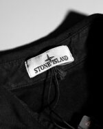 Stone Island Overshirt Buttoned Pocket Shirt Black - Gambar 4