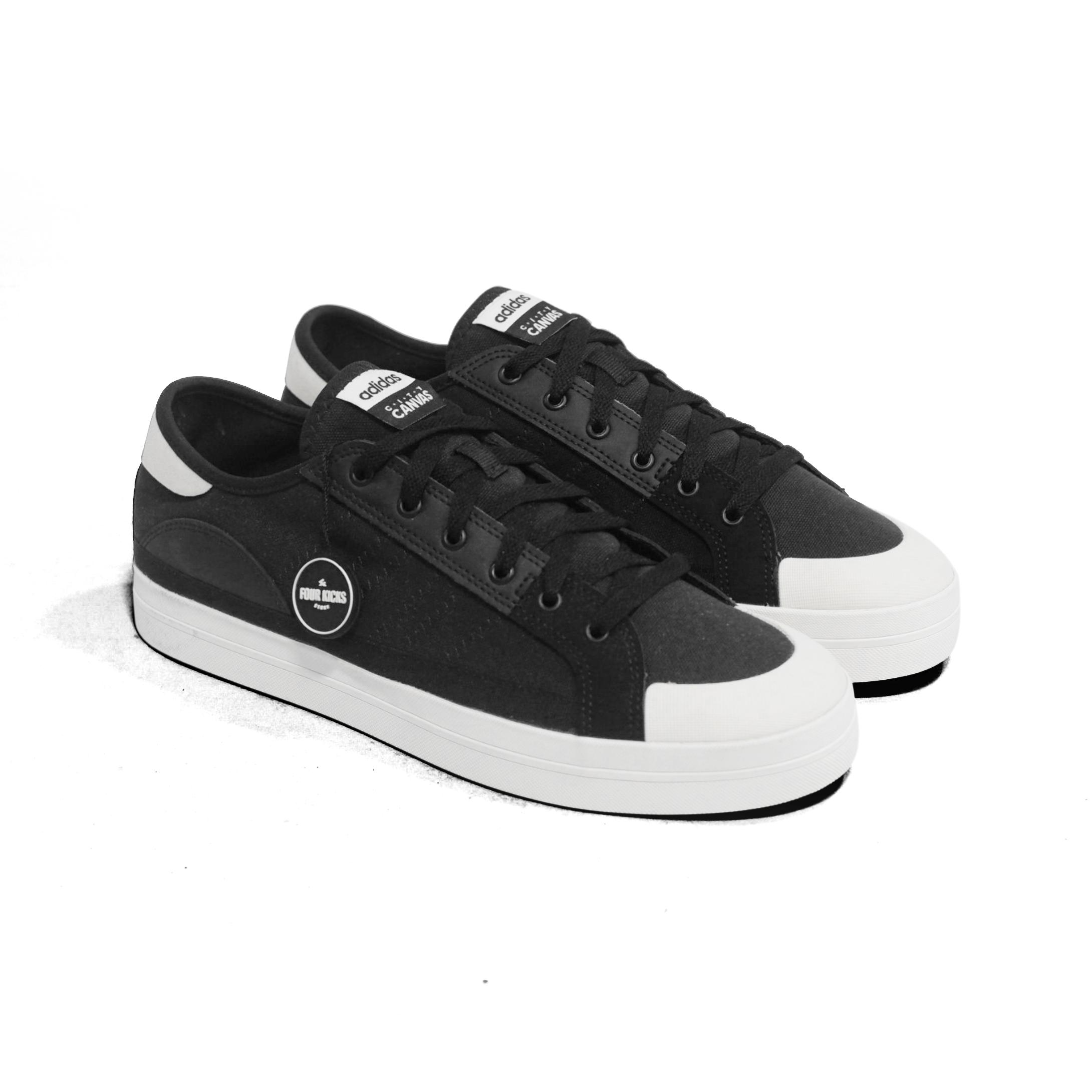 78ee51d14570420b86c14f444252cb9c~tplv-aphluv4xwc-origin-jpeg Adidas Neo City Canvas Black White HQ6526 - Gambar 1