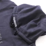W Essentiels Hoodie Ecume Monopack Triple Navy - Image 4