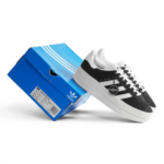 Adidas Gazelle Bold Black White Womens HQ6912 - Gambar 2
