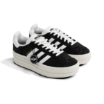 Adidas Gazelle Bold Black White Womens HQ6912