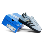 Adidas Handball Spezial Tactile Blue Core Black Unisex JR3668 - Gambar 2