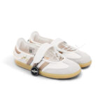 Adidas Samba Jane Crystal White Acid Orange Womens LA6407