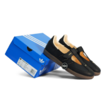 Adidas Samba Jane Leather Black Crystal Sand Gum Womens KJ3970 - Gambar 2
