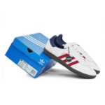 Adidas Samba OG Team Victory Red Night Indigo Unisex IH4881 - Gambar 2