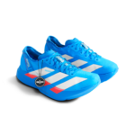 Adidas Adizero Adios Pro 4 Ekiden Japan Solar Blue Silver Metallic Lucid Red Mens JR4796