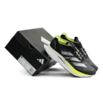 Adidas Adizero Boston 12 Aurora Ink Silver Metallic Pulse Lime Mens JI4477 - Gambar 2