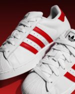 Adidas Superstar 2 Cloud White Better Scarlet Unisex JQ4728 - Gambar 3