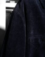 Stone Island Overshirt Corduroy Patch Pocket Shirt Navy - Gambar 8