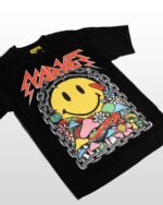 Market Tshirt Smiley Irone Black - Gambar 2