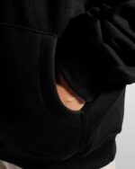W Essentiels Hoodie Oversize Belcastel Noir Black - Gambar 9