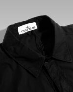 Stone Island Overshirt Compass Badge Shirt Black - Gambar 5