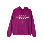 Fier De Moi Hoodie Mirror Image Logo Magenta