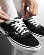 Vans Pro Skate Authentic Black White Unisex Adult VN0A5FC8Y28 - Gambar 4