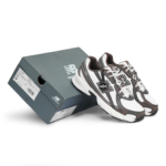 New Balance 740 White Brown Coffee Gs G740M7 - Gambar 2