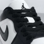 Nike Air Jordan 1 Low Panda White Black Womens DC0774 101 - Image 3