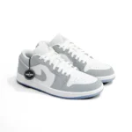 Nike Air Jordan 1 Low White Wolf Grey Womens DC0774 105