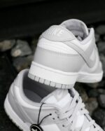 Nike Dunk Low Grey Fog Mens DD1391 103 - Gambar 5