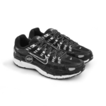 Nike P-6000 Black White Metallic Silver Mens CD6404 026