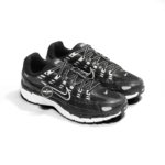 Nike P-6000 Black White Metallic Silver Mens CD6404 026