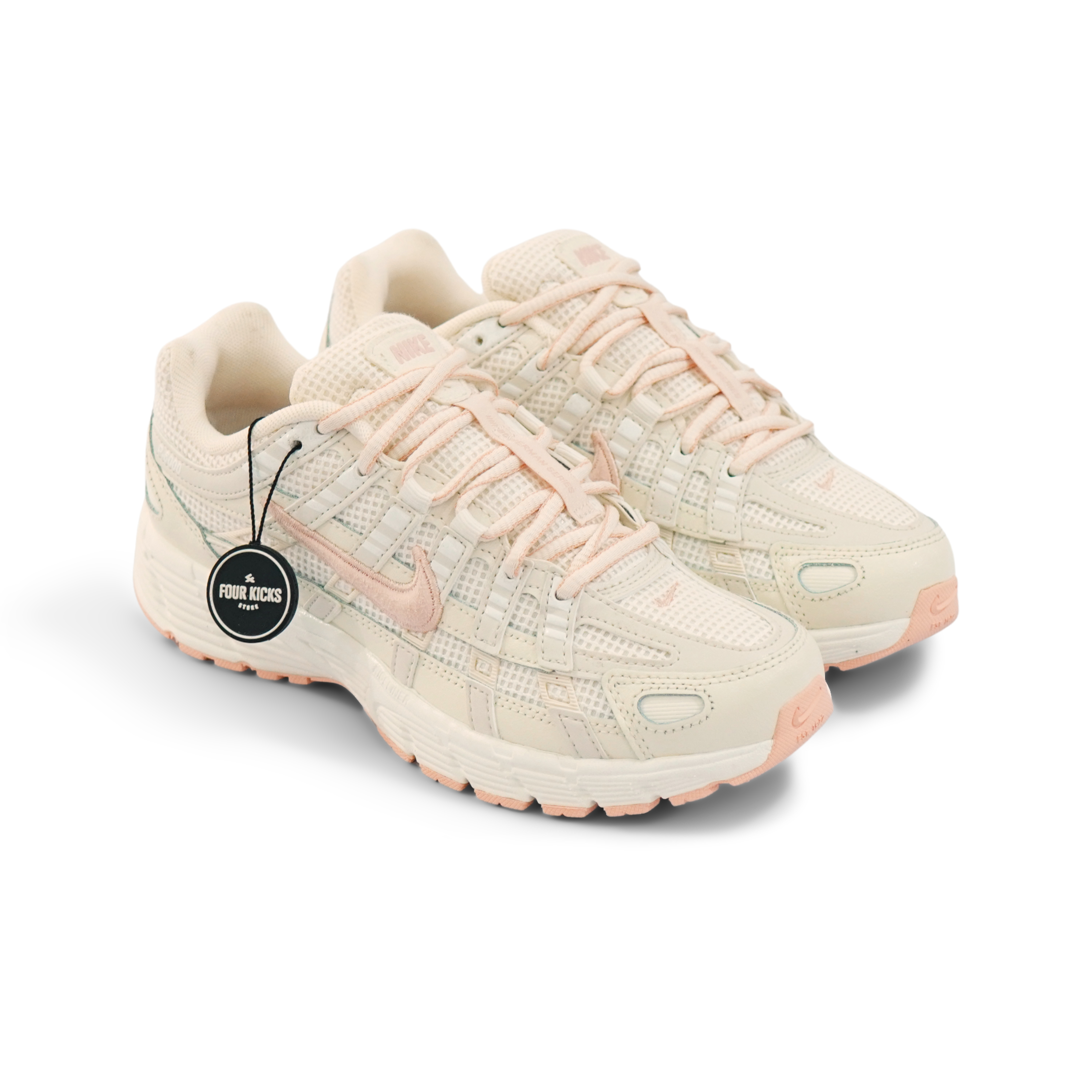 Nike Sport Lifestyle Shoes P-6000 Sail Soft Pearl Arctic Orange Womens IR1215 101 (2) Nike P-6000 Sail Soft Pearl Arctic Orange Womens IR1215 101 - Gambar 1