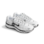 Nike P-6000 White Metallic Silver Black Unisex CD6404 107