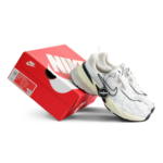 Nike V2K Run Summit White Metallic Silver Womens FD0736 100 - Gambar 2
