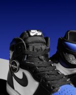 Nike Air Jordan 1 Retro Hi Og Royal Teo Mens 555088 041 - Gambar 3