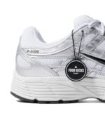 Nike P-6000 White Metallic Silver Flat Silver Black Unisex CD6404 105 - Gambar 8