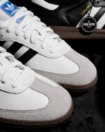 Adidas Samba OG White Black Gum Unisex Adult B75806 - Gambar 4