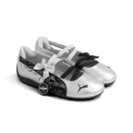 Puma Speedcat Ballet Lace Silver Black Womens 408709 01
