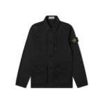 Stone Island 3 Pocket Jacket Vintage Canvas Black Tela Smerigliata