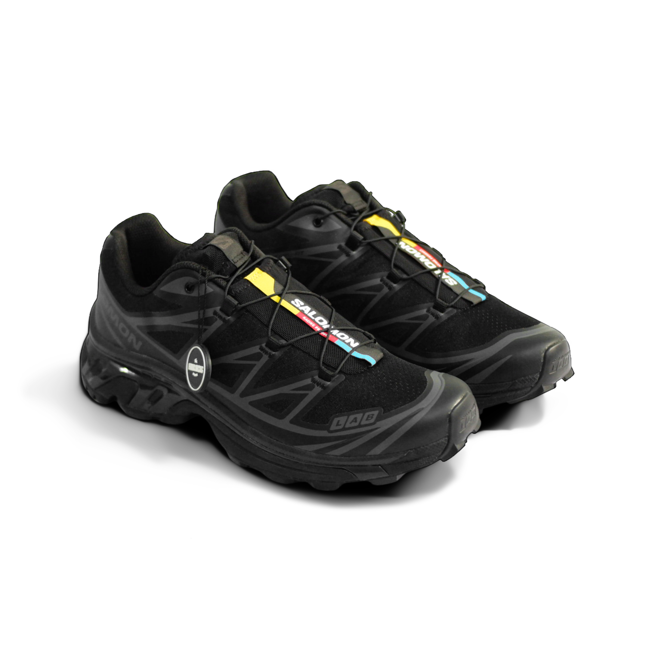 Salomon Trail Run Lifestyle Shoes XT-6 Black Phantom Mens 410866 (1) Salomon XT-6 Black Phantom Mens 410866 - Gambar 1